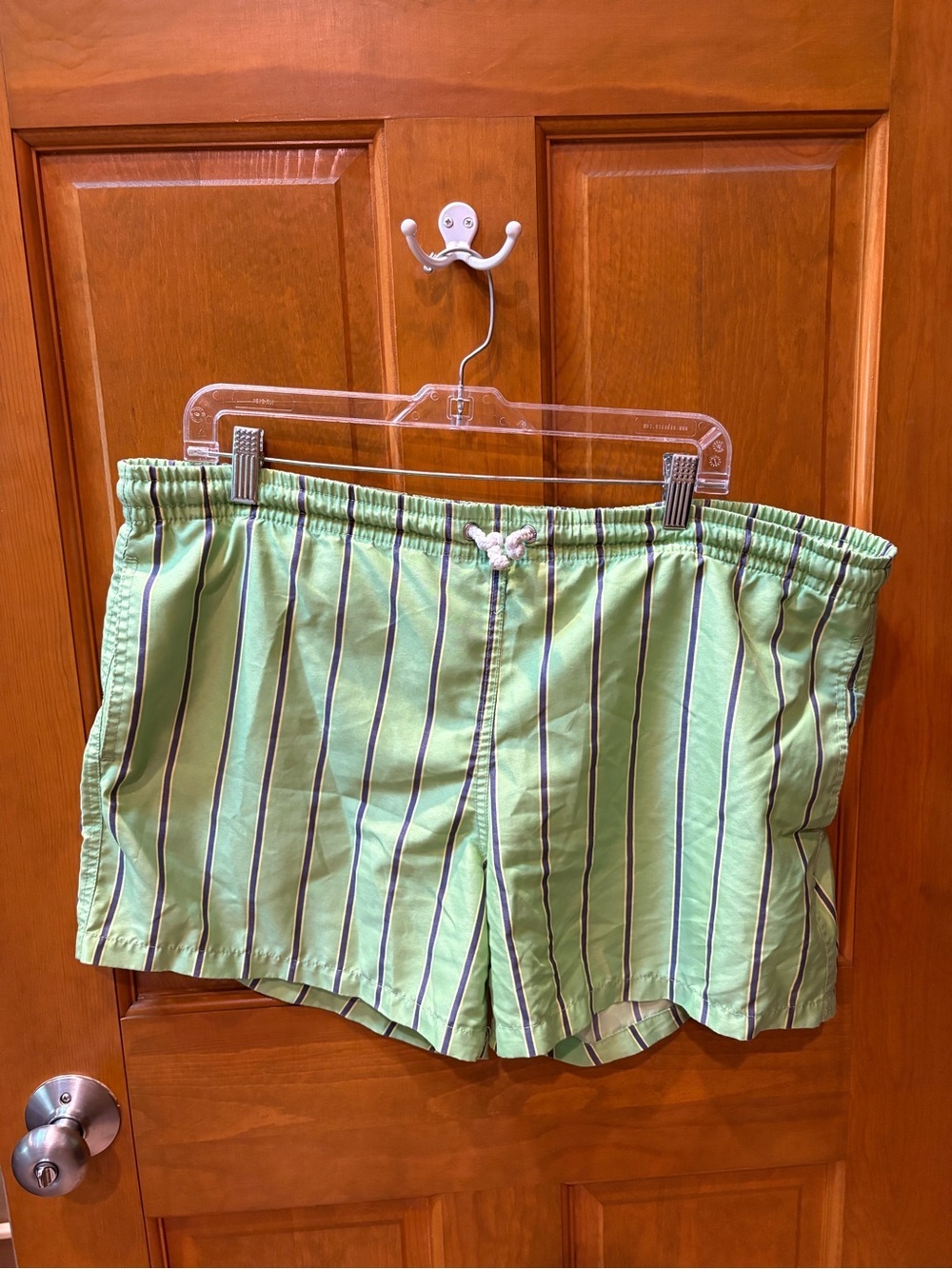 Zara Men’s Green & Purple Swim Trunks Size XL Drawstring